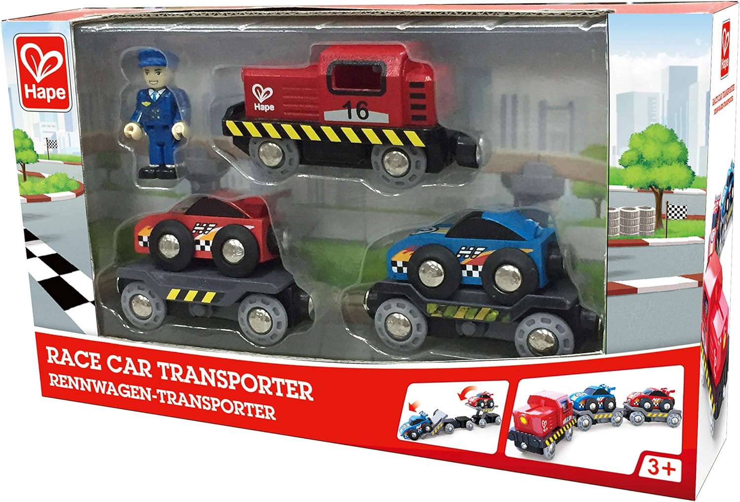 Transporter di auto da corsa