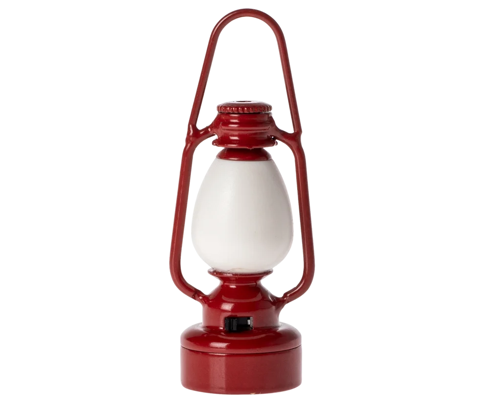 Lanterna vintage, Topo - Rosso